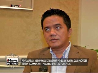 Download Video: Rubby Alamsyah : Penyadapan merupakan kerja sama penegak hukum dan Provider - iNews Petang 04/02