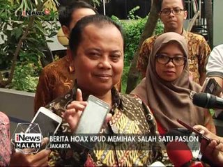 下载视频: Ketua KPUD Jakarta melaporkan berita Hoax di Media Social terkait Pilkada DKI - iNews Malam 03/02