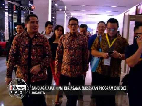 Sandiaga Uno bekerja sama dengan Hipmi untuk sukseskan Program Oke Oce - iNews Pagi 17/01
