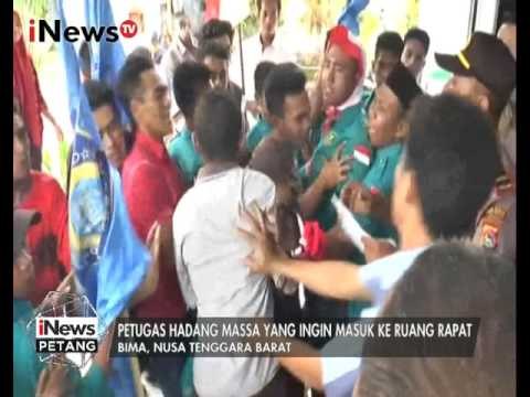 Tolak Reklamasi, Demo Mahasiswa di DPRD Bima berlangsung ricuh - iNews Petang 17/01