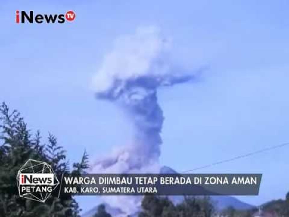 Aktivitas Gunung Sinabung kembali meningkat, warga dilarang mendekat - iNews Petang 17/01