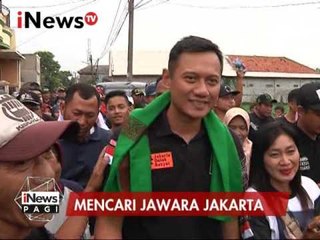 AHY kampanye dengan "Gerilya" di Clincing - iNews Pagi 18/01