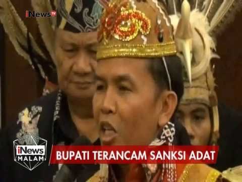Bupati Katingan terancam mendapatkan Sanksi Adat atas kasusnya - iNews Malam 17/01