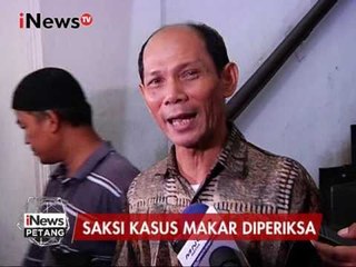 Perkembangan Dari Pemeriksaan Ichsan Noorsy Sebagai Saksi Kasus Makar - iNews Petang 18/01