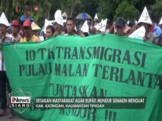 Desakan Masyarakat agar Bupati Katingan mundur semakin kuat - iNews Siang 19/01
