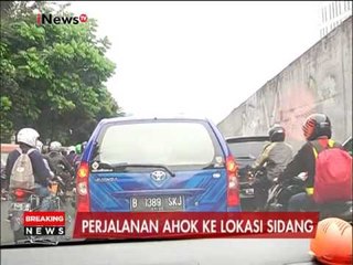 Download Video: Berikut adalah Video Perjalanan Ahok menuju lokasi Sidang - iNews Breaking News 17/01