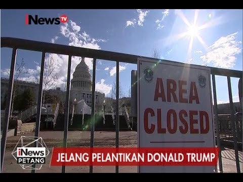 Jelang Pelantikan Donald Trump, Penjagaan di Washington DC Diperketat - iNews Petang 19/01