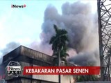 Kondisi terkini, api masih membakar Pasar Senen di lantai 3 - iNews Pagi 19/01