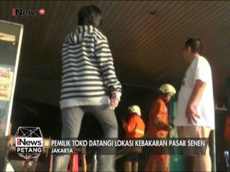 Sejumlah pemilik toko tadi pagi mulai berdatangan untuk mengecek toko mereka - iNews Petang 20/01