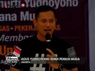 AHY Gelar Diskusi Formal Kepada Pemuda Jakarta - iNews Petang 22/01