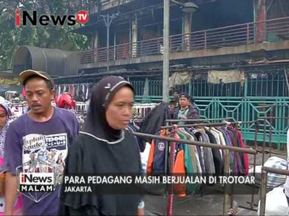 Para pedagang terus berjualan ditotoar karena  tolak relokasi - iNews Malam 22/01