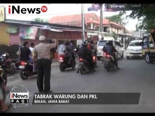 Kecelakaan lalulintas, Mobil box menabrak pedagang kaki lima - iNews Pagi 23/01