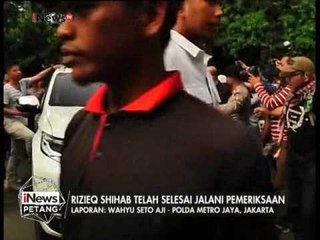 Live Report : Rizieq Shihab telah selesai jalani pemeriksaan - iNews Petang 23/01
