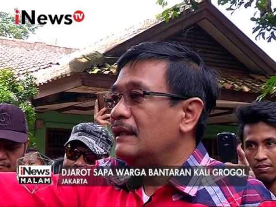 Djarot sapa warga bantaran kali grogol - iNews Malam 22/01