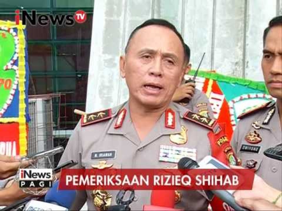 Irjen Pol M. Iriawan : Rizieq akui singgung lambang palu arit dalam ceramahnya - iNews Pagi 24/01