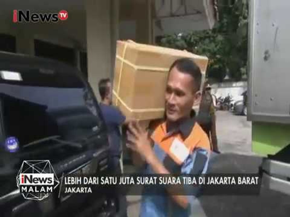 Surat Suara Pilkada DKI Jakarta Telah Tiba di KPU Jakarta Barat - iNews Malam 23/01