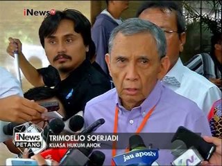 Trimoeljo Soerjadi : Ada agenda Setting agar Ahok tidak ikut dalam Pilkada DKI - iNews Petang 24/01