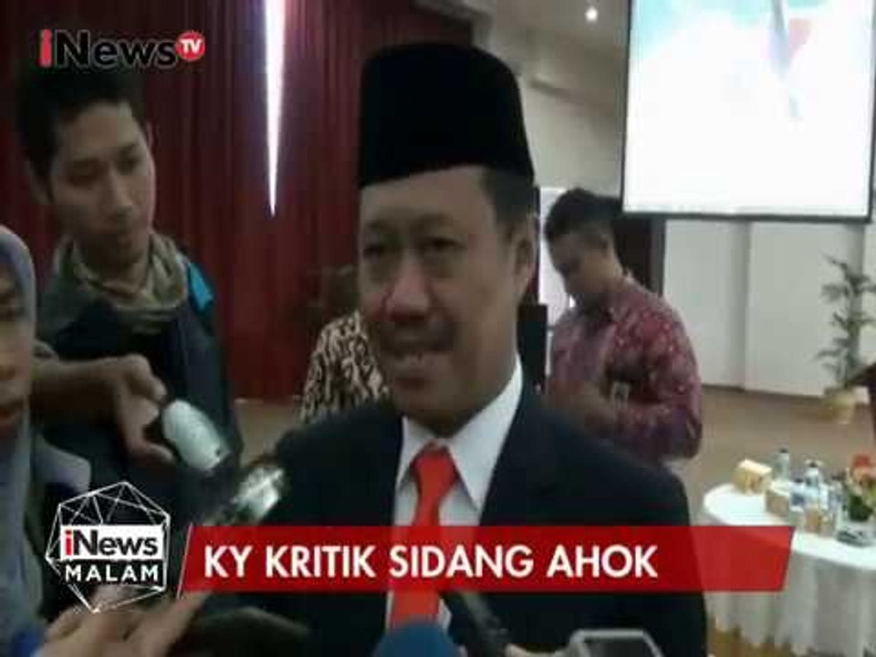 Komisi Yudisial Sayangkan Sidang Ahok Tertutup & Tidak Bisa Diakses Media - iNews Malam 24/01