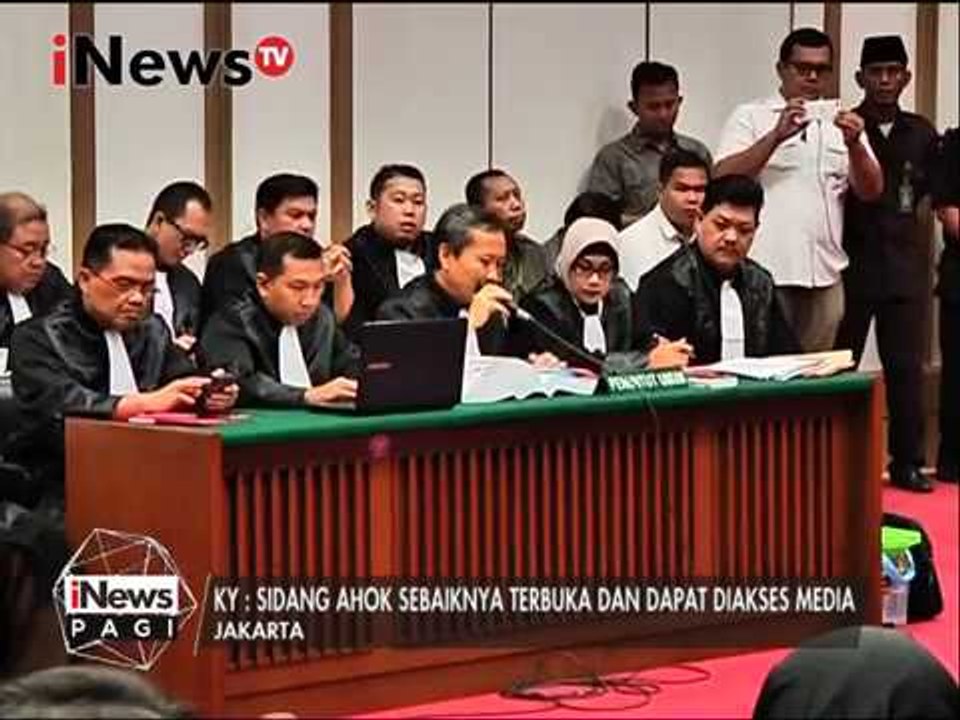 KY : Sidang Ahok sebaiknya terbuka dan dapat diakses media - iNews Pagi 25/01