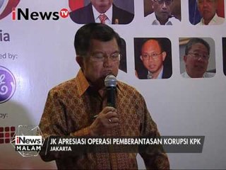 JK Apresiasi operasi pemberantasan korupsi KPK - iNews Malam 26/01
