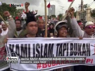 Tải video: Demo Massa tuntut Pemerintah bubarkan Ormas Anarkis - iNews Petang 26/01