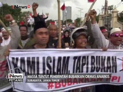 Demo Massa tuntut Pemerintah bubarkan Ormas Anarkis - iNews Petang 26/01