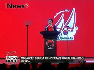 Megawati diduga menistakan rukun iman ke 5 - iNews Pagi 25/01