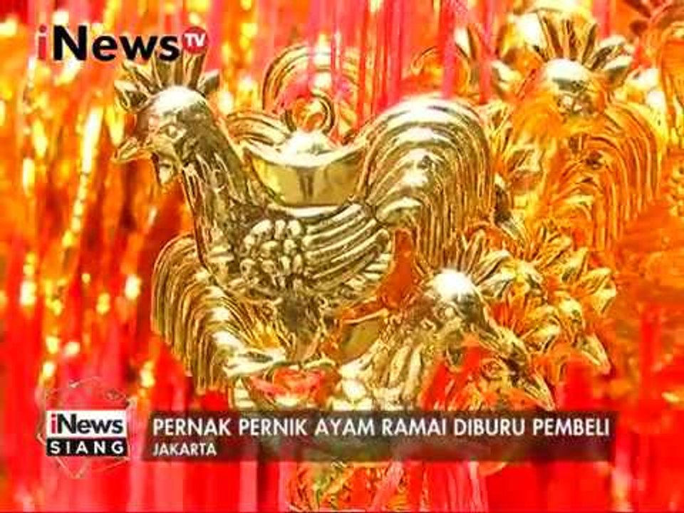 Jelang perayaan Imlek 2568, pernak pernik ayam ramai diburu pembeli - iNews Siang 27/01