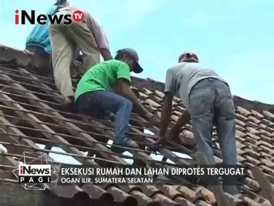 Sengketa lahan di warnai aksi penolakan pemilik rumah - iNews Pagi 27/01