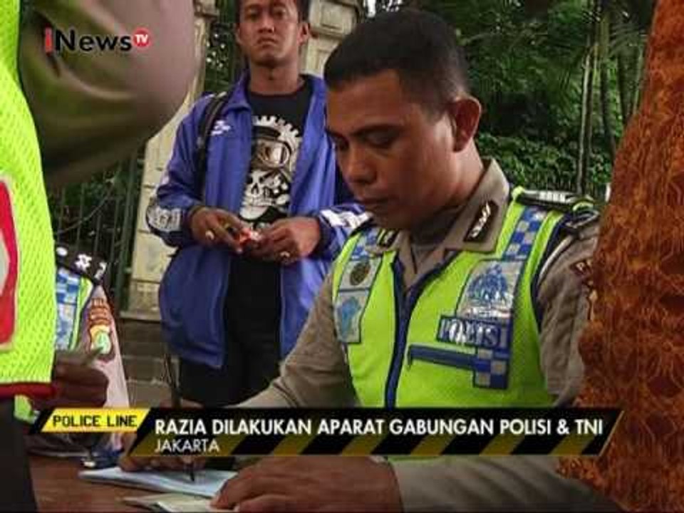 Polisi razia di jalan, berbagai pengendara terjaring dan ada yang histeris - Police Line 27/01