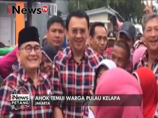 Ahok temui warga Pulau Kelapa - iNews Petang 30/01