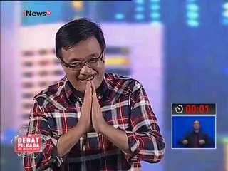 Djarot Hidayat : Tugas utama Birokrasi melayani setiap Warga Jakarta - Debat Pilkada II 27/01