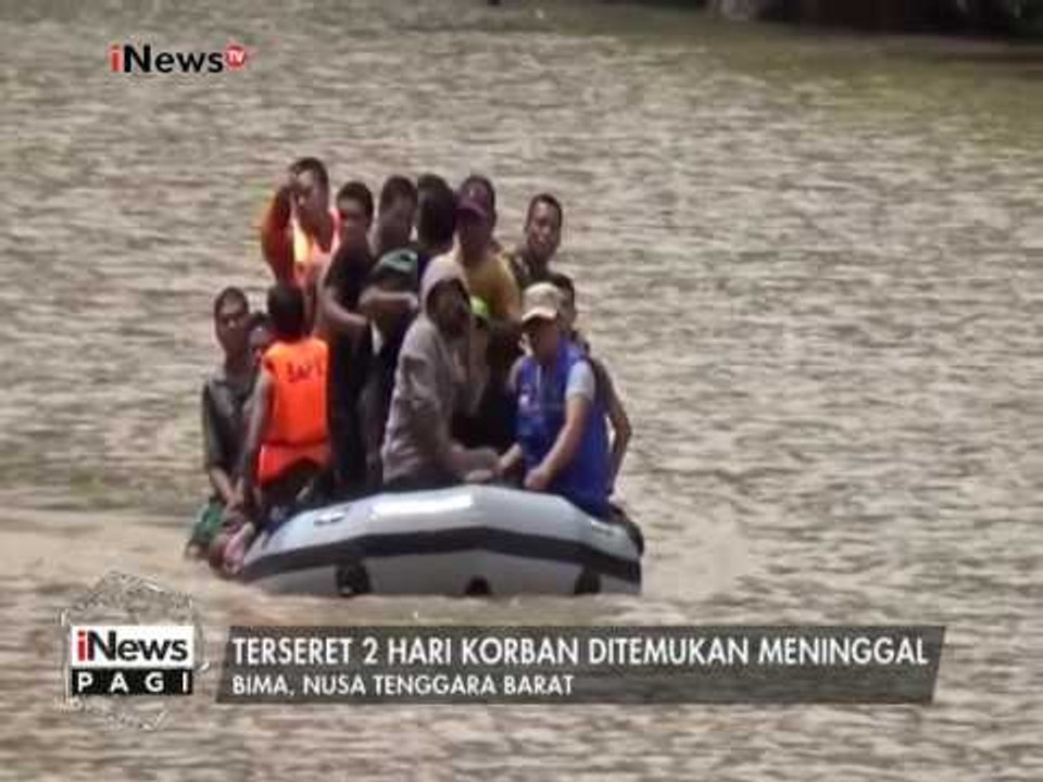 Detik-detik evakuasi korban banjir di Bima yang hilang selama 2 hari - iNews Pagi 31/01