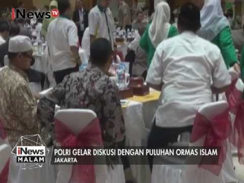 Jalin Silahturahmi Ulama, POLRI Gelar Diskusi Dengan Puluhan Ormas Islam - iNews Malam 31/01