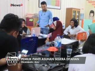 Polisi menetapkan pemilik Panti Asuhan Tunas Bangsa sebagai tersangka - iNews Siang 01/02
