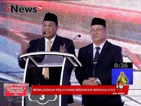 Debat Pilkada Aceh 2017 : Mewujudkan pelayanan Birokrasi berkualitas Part 04 - iNews TV 31/01