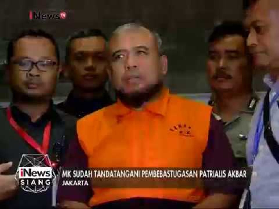 MK sudah tanda tangani pembebas tugasan Patrialis Akbar - iNews Siang 30/01