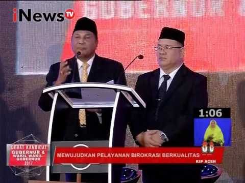 Debat Pilkada Aceh 2017 : Mewujudkan pelayanan Birokrasi berkualitas Part 01 - iNews TV 31/01