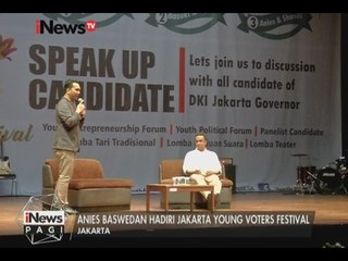 Cagub DKI Anies Baswedan Hadiri Festival Pemilih Muda - iNews Pagi 02/02