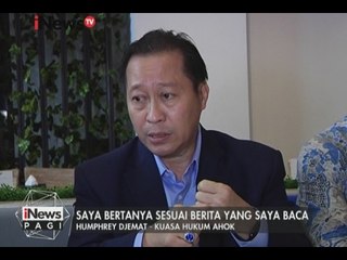 Humphrey Jemat: Saya Bertanya Sesuai Dengan Berita Yang Saya Baca - iNews Pagi 02/02