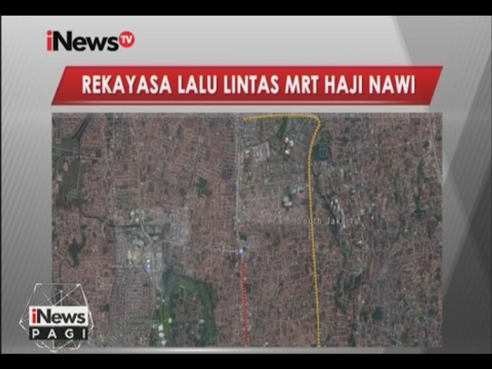 Jalan Fatmawati Ditutup Selama Pembangunan Stasiun MRT Lebak Bulus - iNews Pagi 02/02