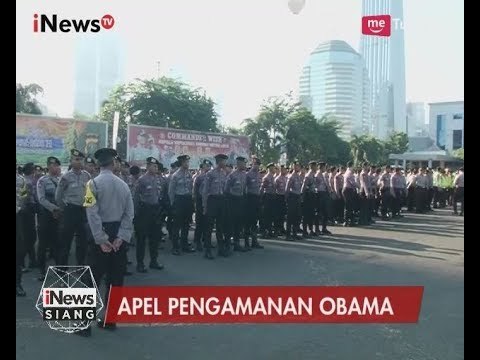 Polisi Gelar Apel Pengamanan Kedatangan Obama di Jakarta - iNews Siang 29/06