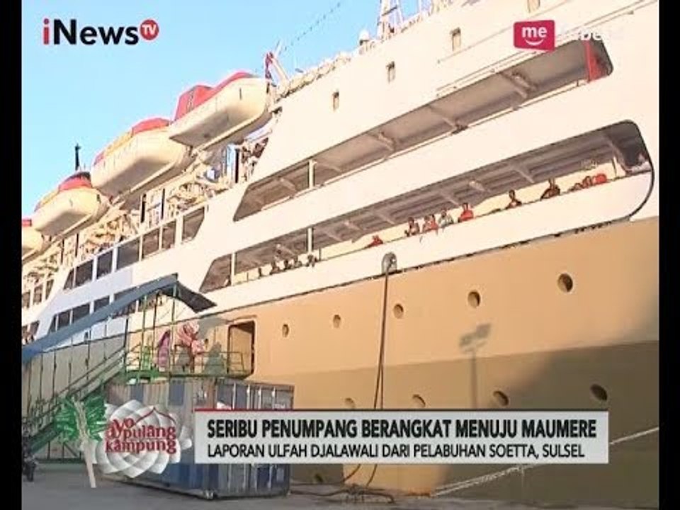 Laporan Terkini Arus Mudik & Balik Pelabuhan Soekarno Hatta, Makassar - iNews Pagi 29/06