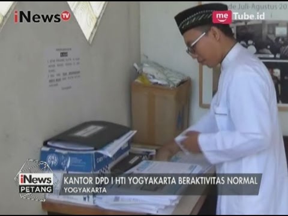 Pasca Pembubaran, Kantor HTI Yogyakarta Tetap Beraktivitas Seperti Biasa - iNews Petang 09/05