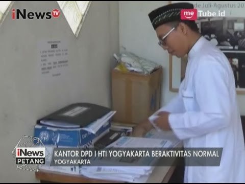Pasca Pembubaran, Kantor HTI Yogyakarta Tetap Beraktivitas Seperti Biasa - iNews Petang 09/05