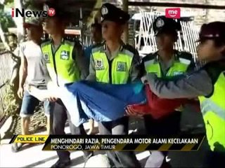 Diduga Menghindari Polisi Saat Razia, 2 Pengendara Motor Bertabrakan - Police Line 10/05