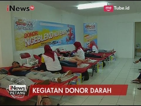 Donor Ngeblend No Fear Ajak Anak Muda Donor Darah - iNews Petang 09/05