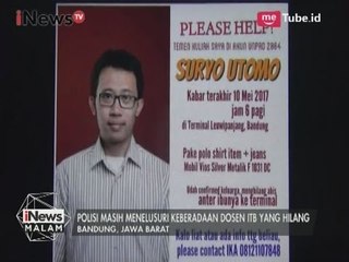 Download Video: Aparat Kepolisian Terus Berupaya Menelusuri Keberadaan Dosen ITB yang Hilang - iNews Malam 12/05