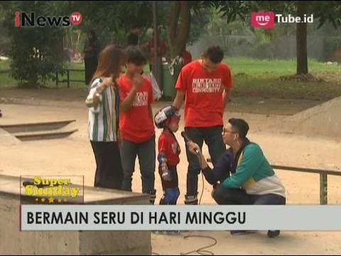Bermain Sambil Berolahraga Inline Skate Part 01 - iNews Pagi Super Sunday 14/05