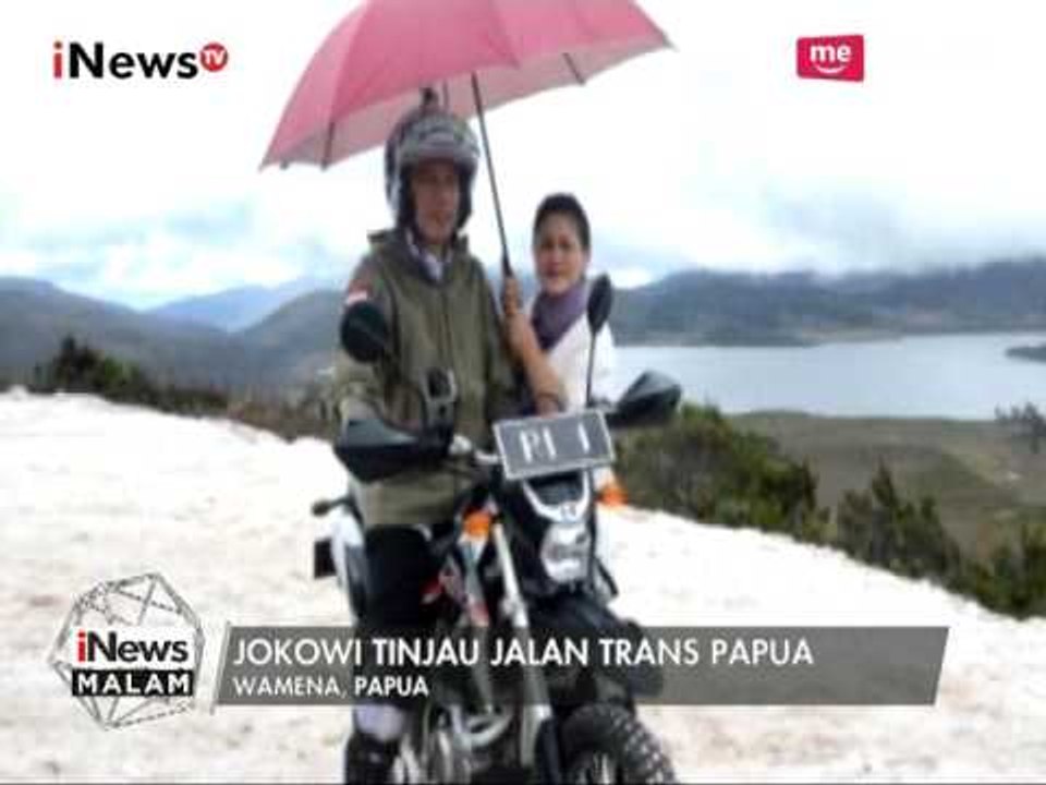 Presiden Joko Widodo Meninjau Jalan Trans Papua dengan Motor Trail - iNews Malam 10/05